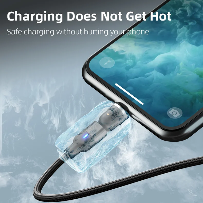  Лидер продаж магнитный кабель для быстрой зарядки 3 А Iphone Тип c Micro