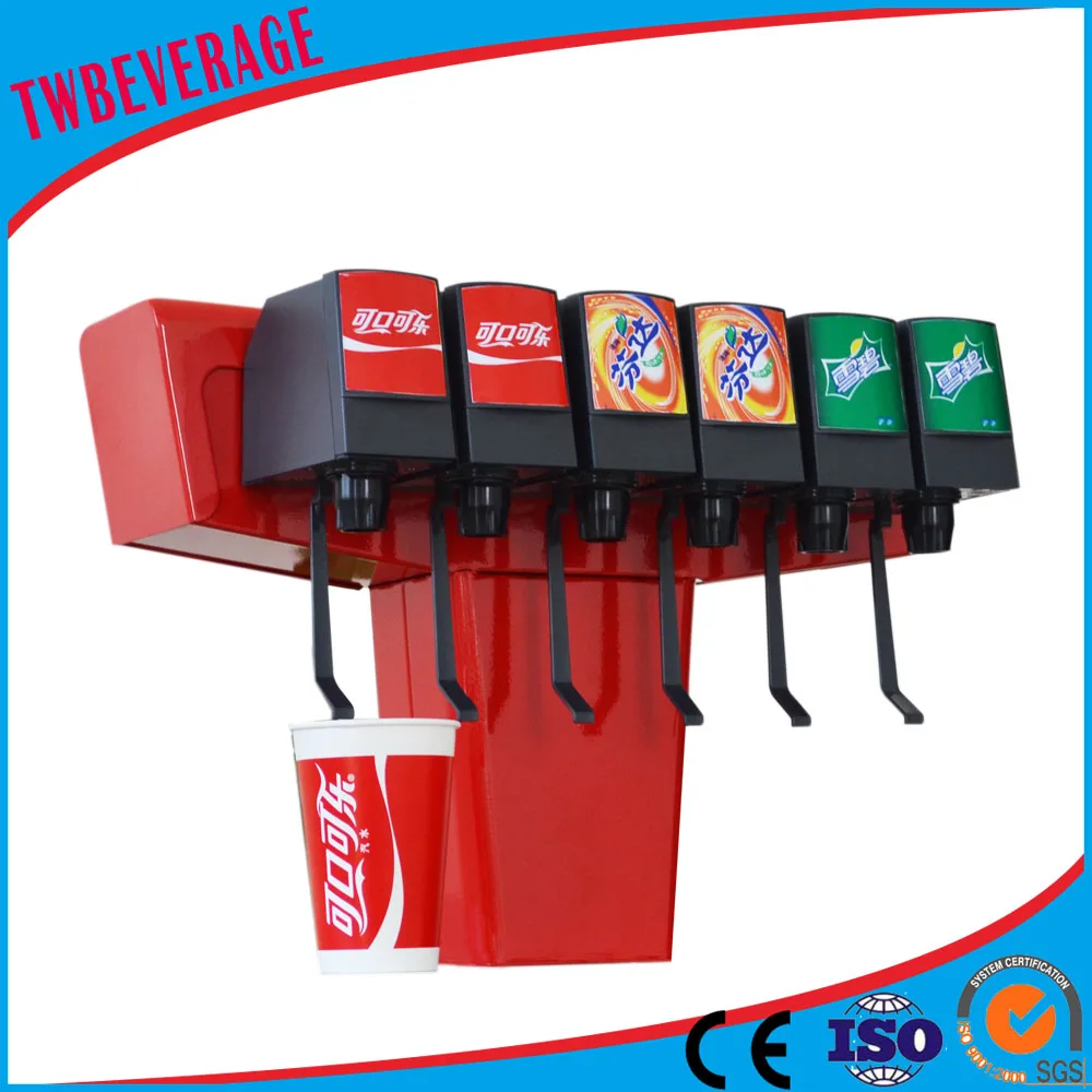 Post mix soda fountain beverage tower dispenser soda making machine