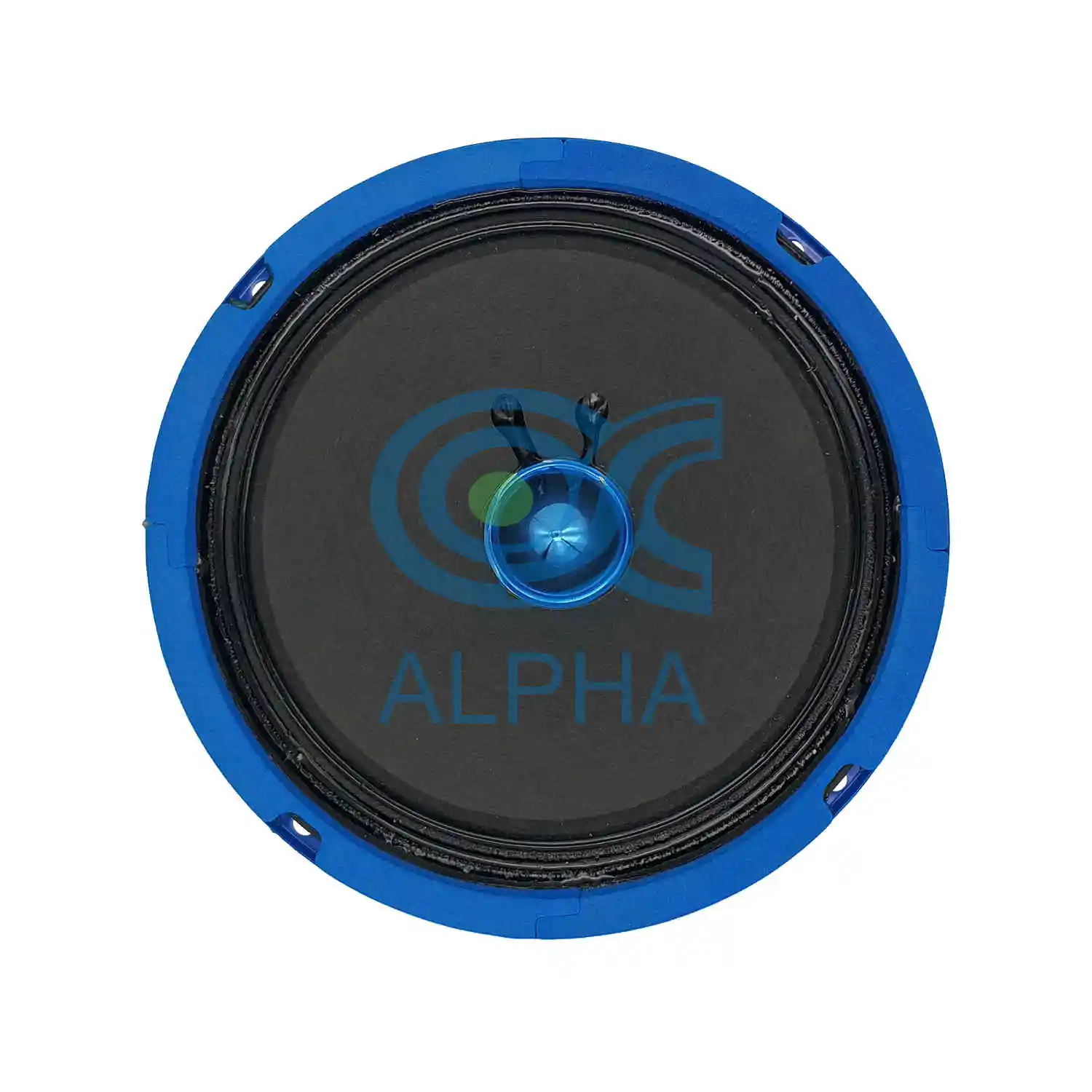 6.5 inch car audio door woofer used amplifier bullet system loudspeaker unit powered speaker with blue gasket black paper cone