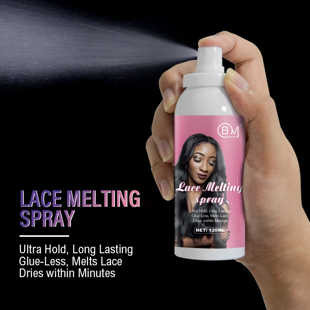 Extreme Hold lace melting spray wig adhesive waterproof melting spray lace glue for wigs lace