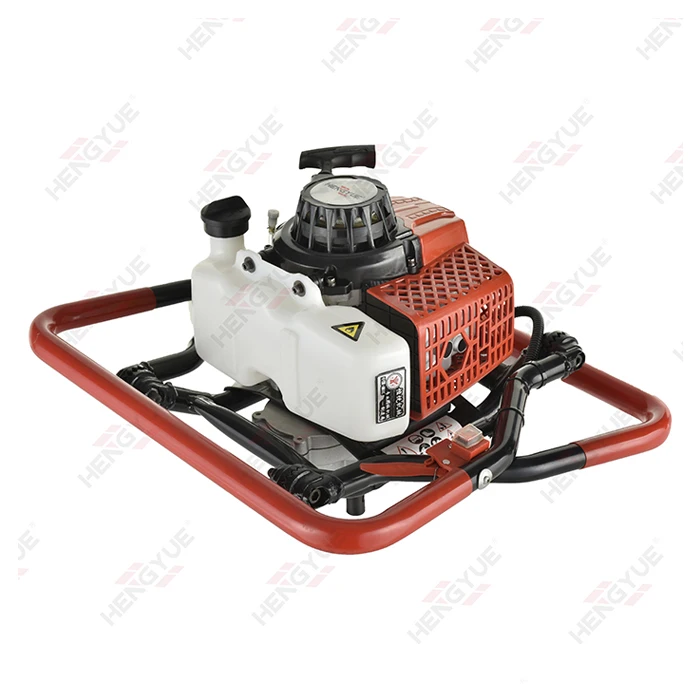 
2 men operate 68 cc Earth Auger / 2 men Ground Drill with 3 Bits 2 Stroke Post Hole Digger Earth Auger 