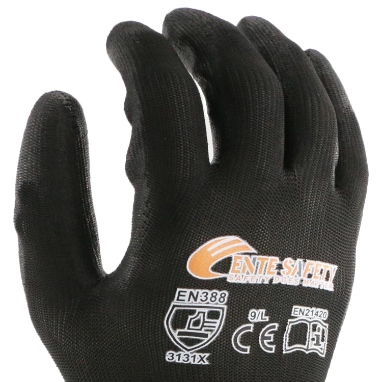ENTE SAFETY 13g nylon pu gloves truck driver general garden gloves & protective gear glove