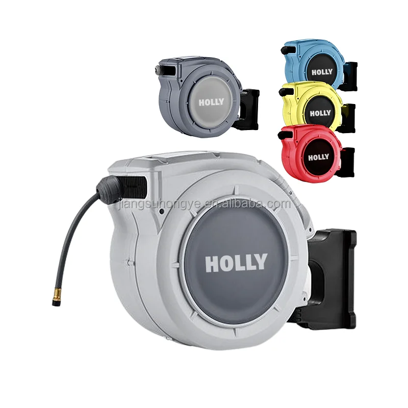 2025 New 30 M Air Hose Roller Auto Rewind Wall Mount Compact Air Hose Reel Drum 100Ft Automatic Self Retractable Air Hose Reel