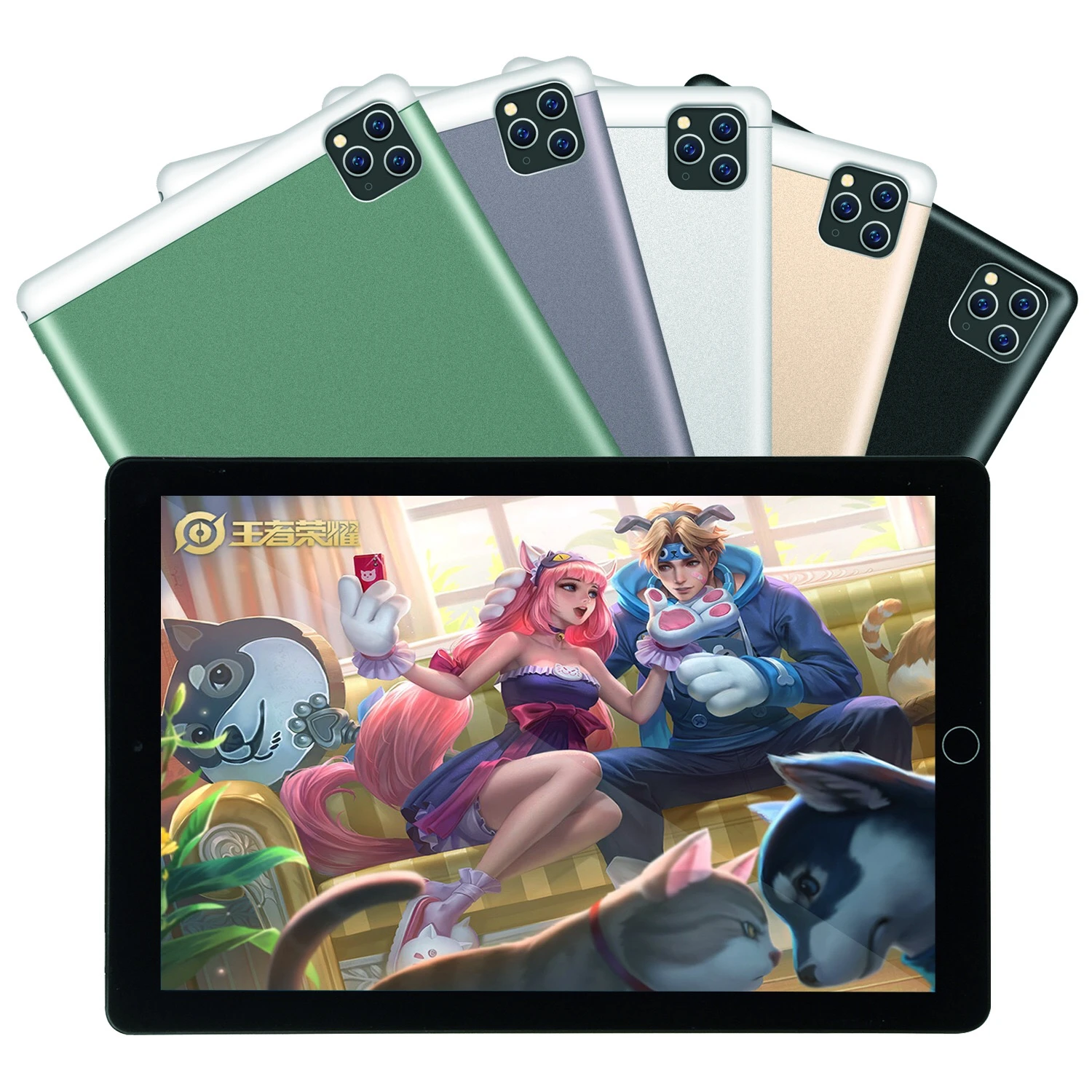K10 10.1Inch metal HD+ 8800nah battery mobile pad with 12GB 16GB 512GB With Low Price tablet clear player, music, camera