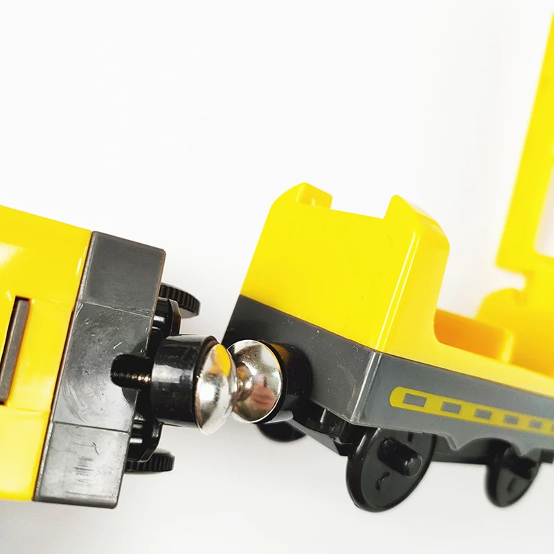 IPOP 66pcs Train toy Battery operation with magnetic ball joins slot car Racing Track Set Toy Railway train toy for kids