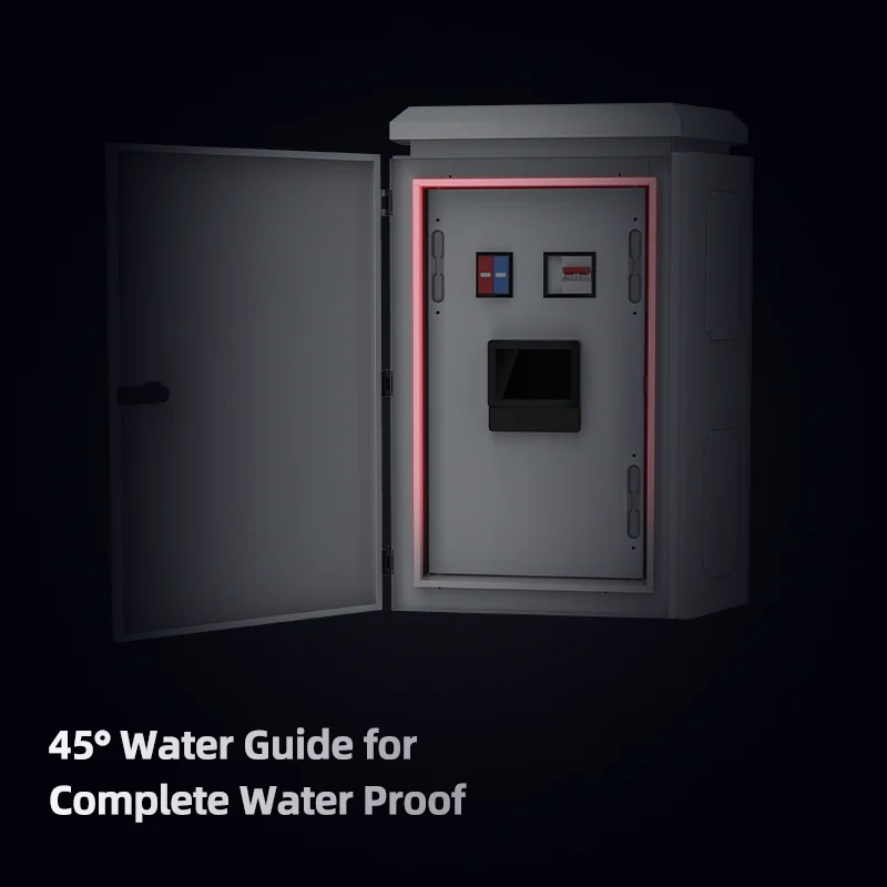 Iot N One-stop Electrical Supplies Dustproof Pole/wall Mounting Electricity Meter Boxes Customized Electrical Panel Box ROHS