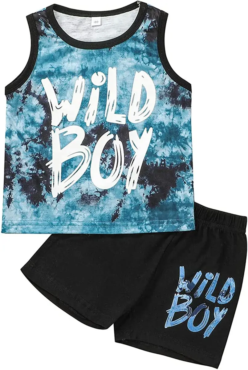Kids Boys Vest Top Summer Sleeveless Clothing Fashion Tank Top
