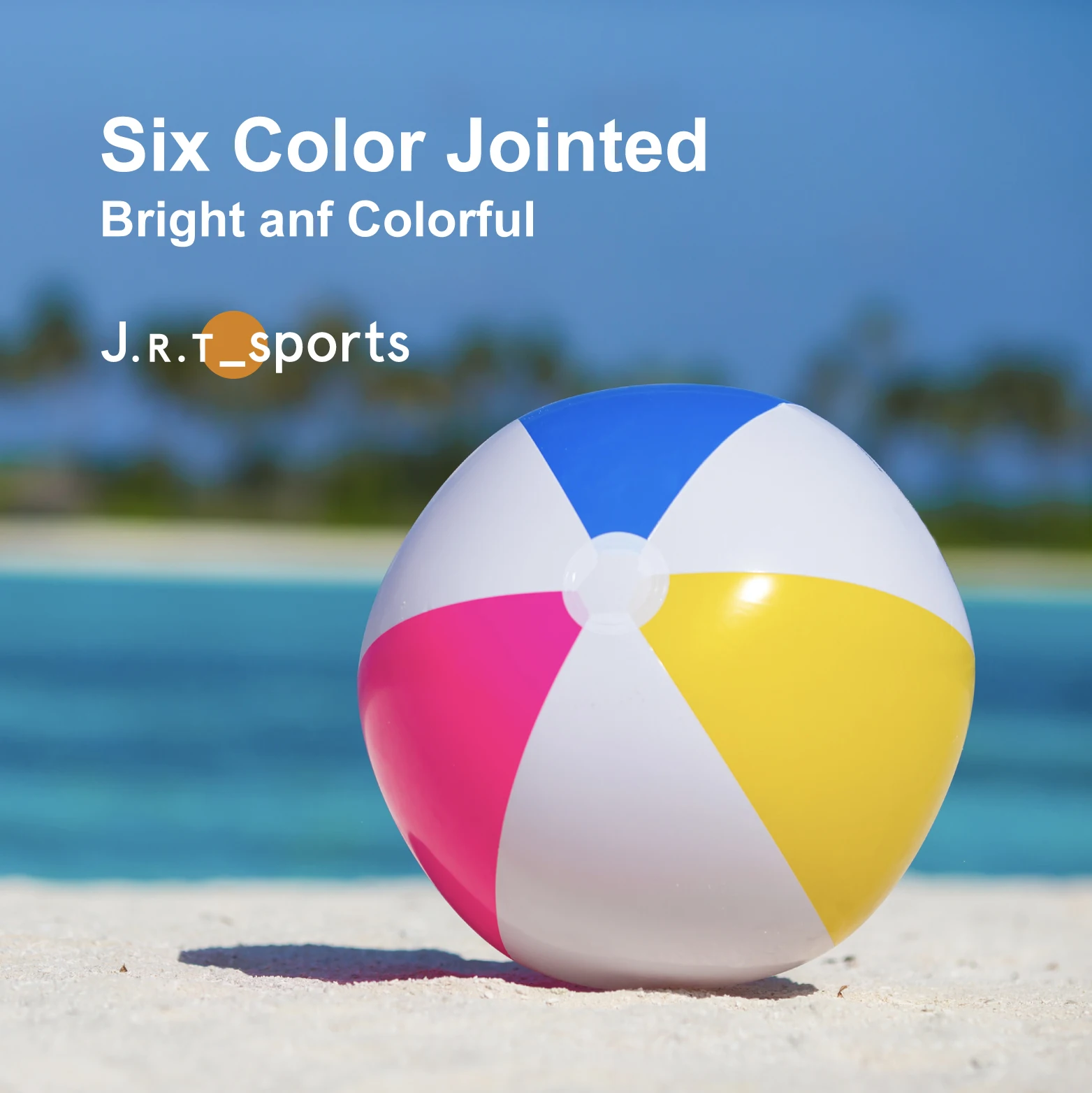 Rainbow Custom Party Games Water Beach Toy Bulk Inflatable Pool Balls for Kids