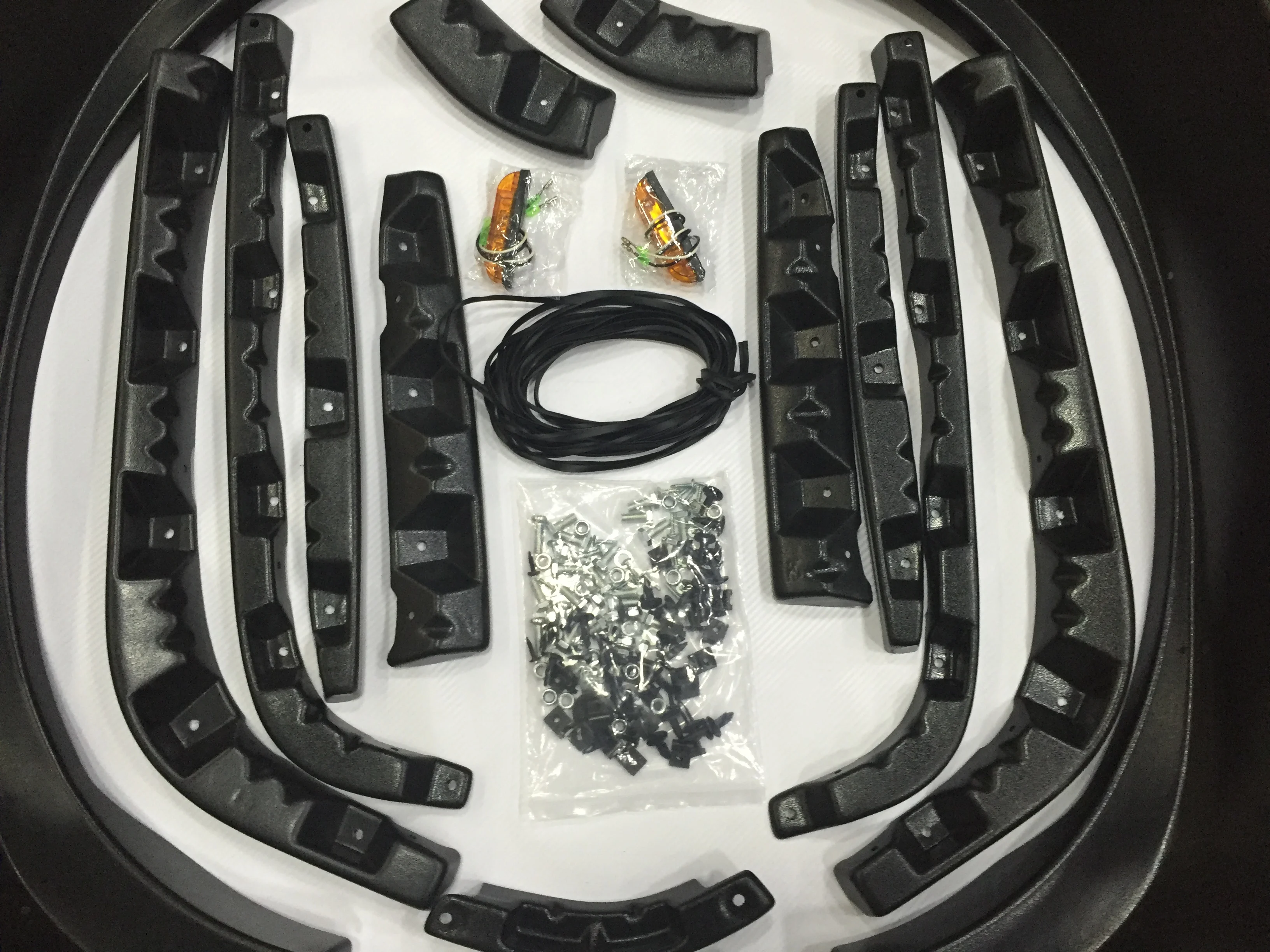 JK Wheel Arch For wrangler JK 2007 + ABS Fender Flares Wheel Eyebrow Protector