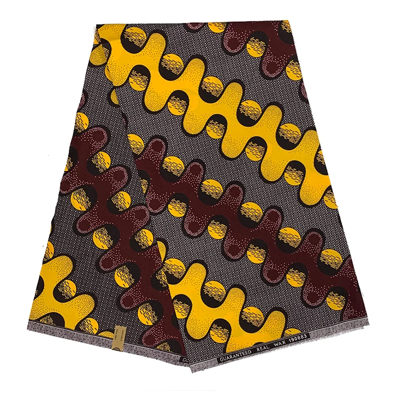 Wholesale polyester africa wax printed fabric