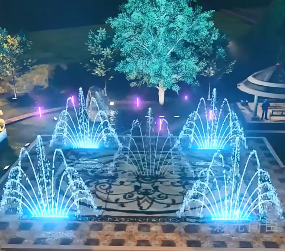 AWS Straight Up Outdoor Water Curtain Fountain Internal Thread Nozzle For Polished Stainless Pool Fountain Covers 3-40 Meters