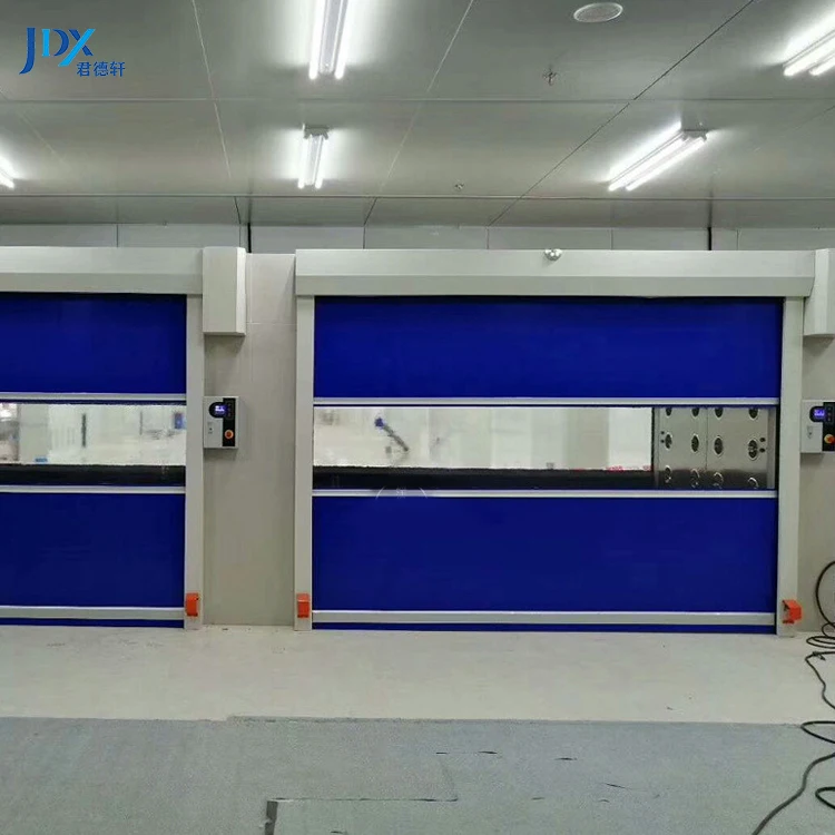 Wholesale PVC Spiral High Speed Doors Rapid Shutter Door Automatic Aluminium High Speed Door