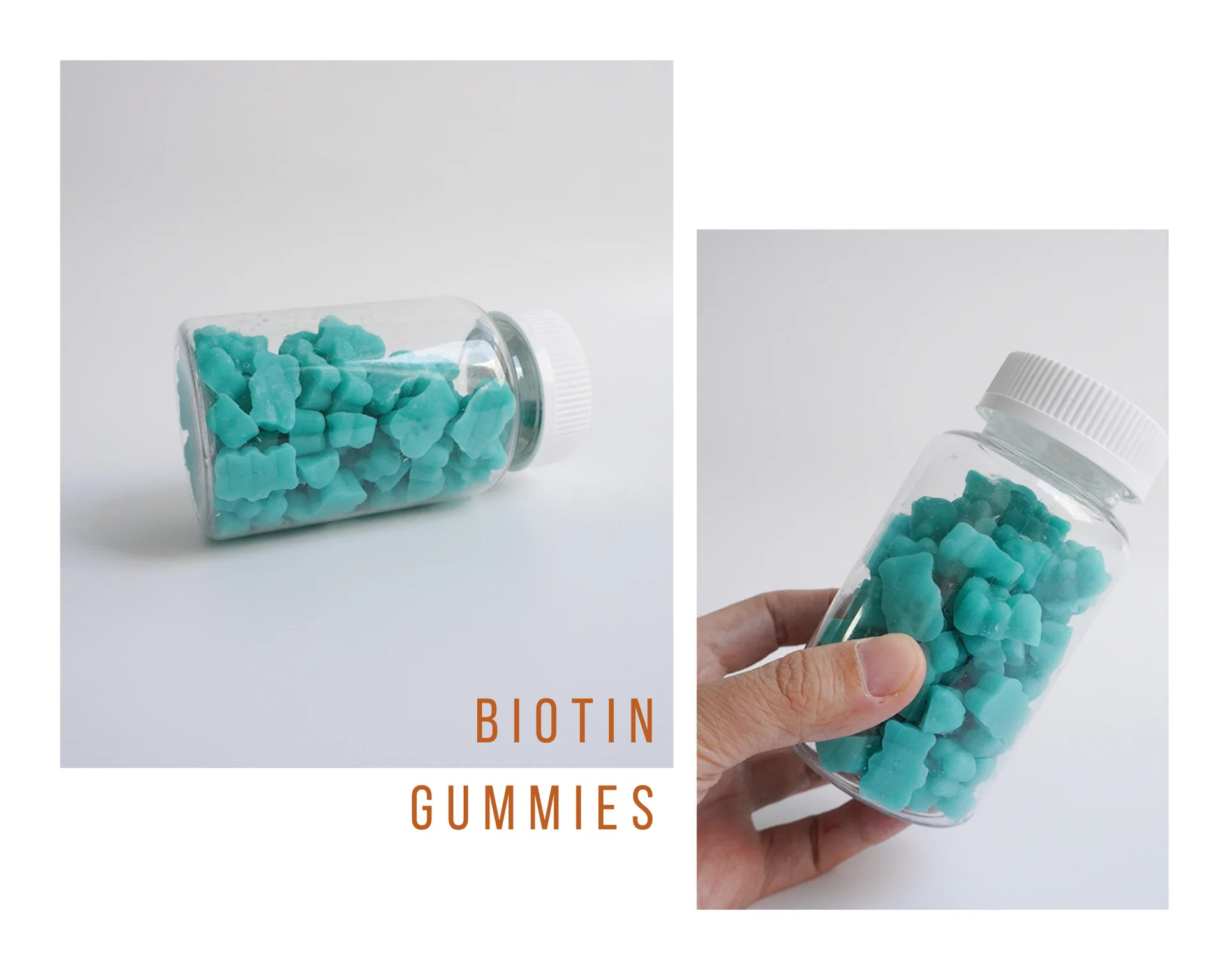 Private Label Biotin Gummies with Collagen Vitamin Gummy Bear Improve Hair Skin And Nail Growth