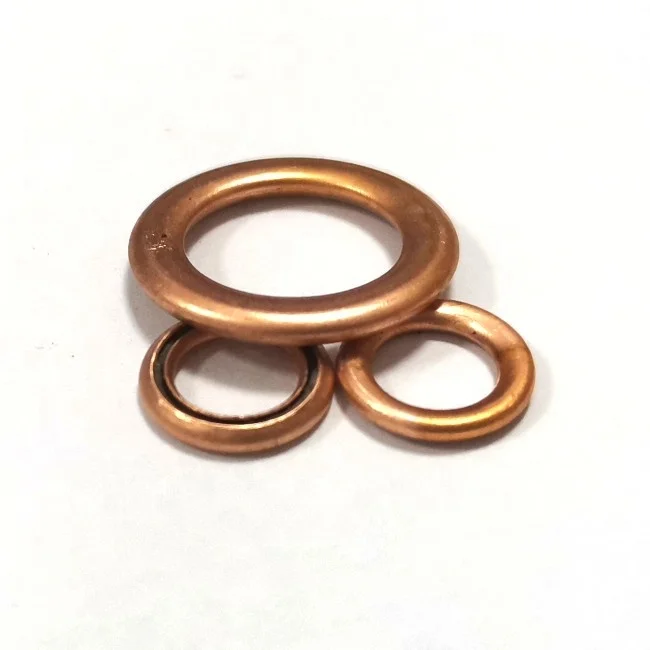XTSEAO hollow non-asbestos copper o ring gasket ring