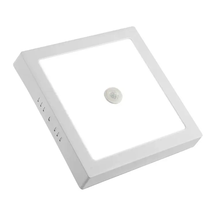 Household Lighting 1800lm Aluminum Cover Pir Panel Square Led Panel Lamp