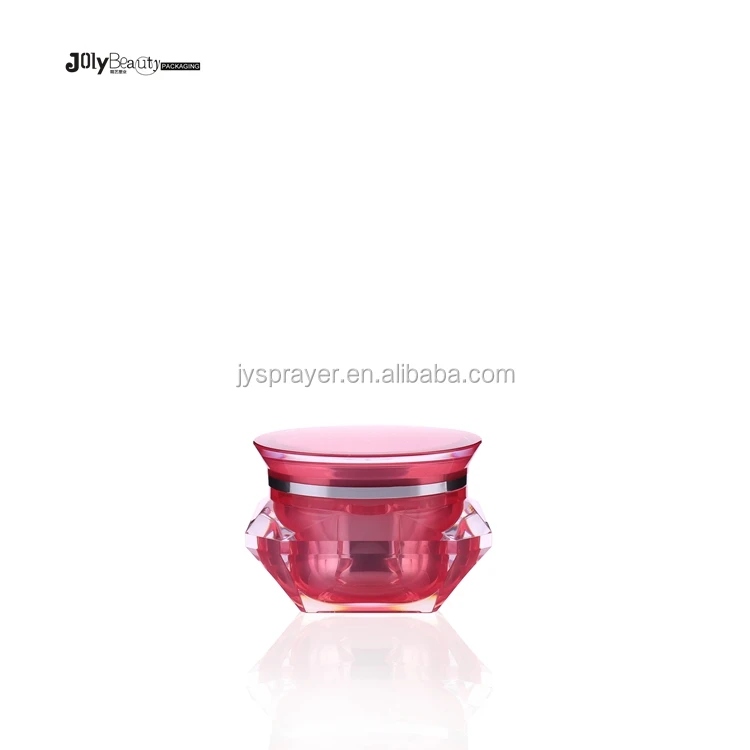 
New products skin care 100ml airless pump bottle acrylic cream jar for cosmetic packaging 
