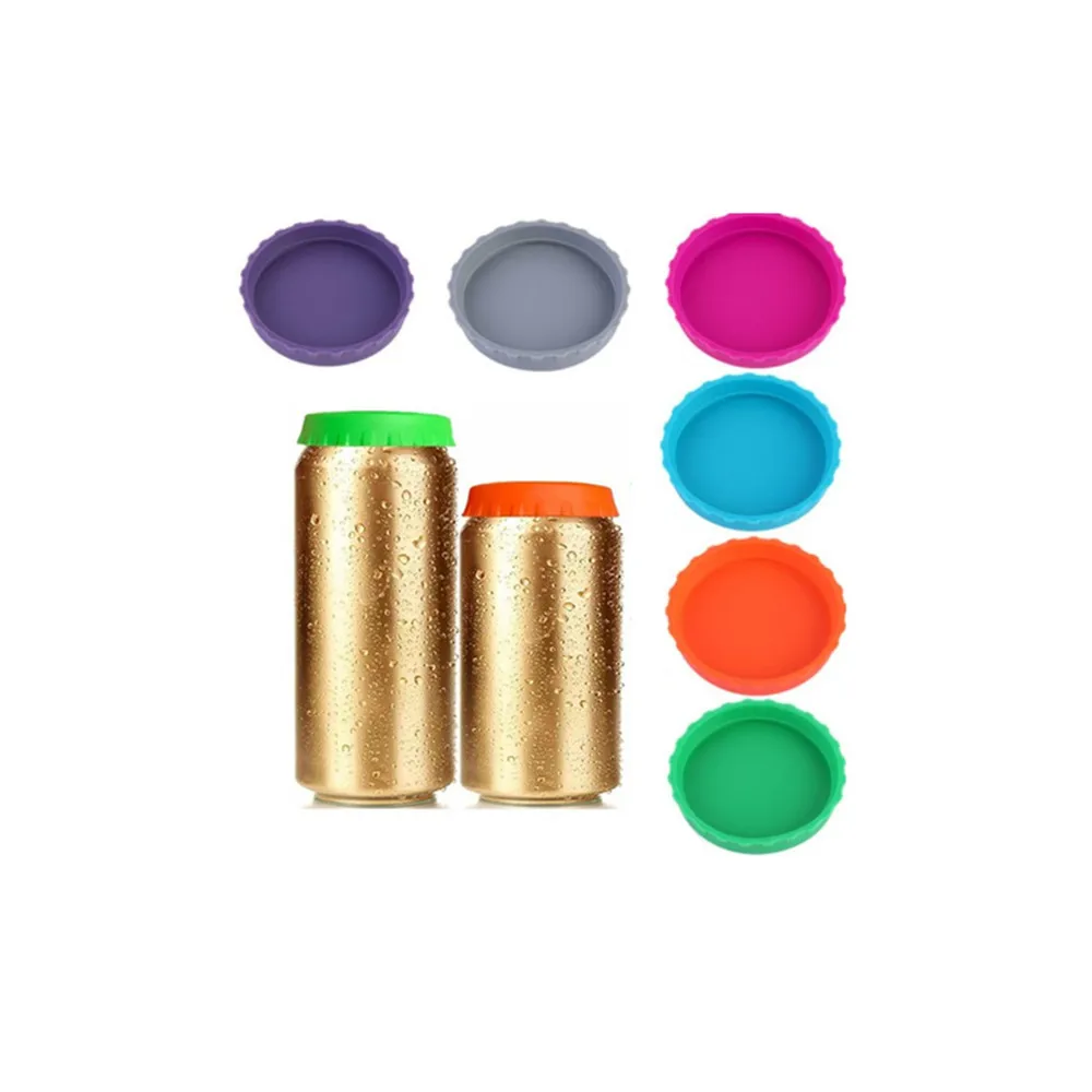 Factory Silicone Can Stopper Covers with No Spill Universal Soda Beverage Beer Saver Can Lids