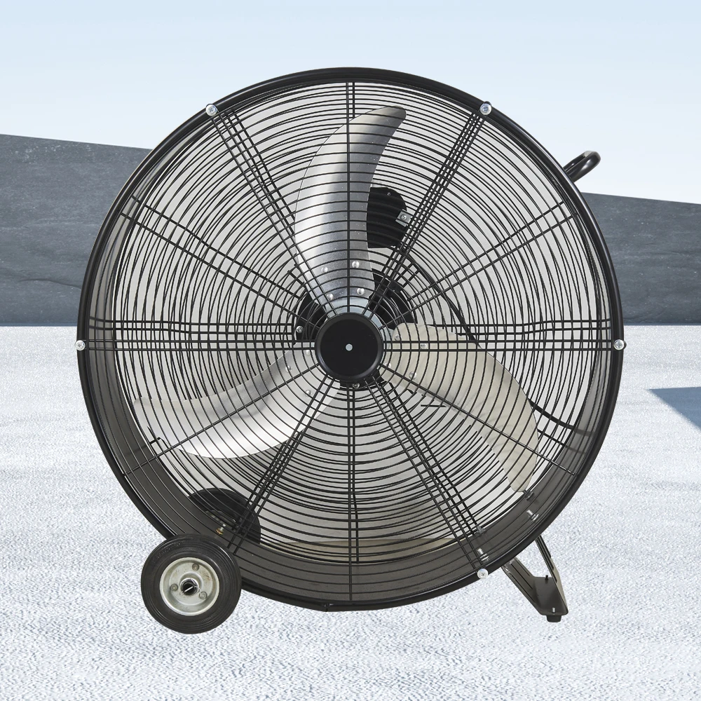 Customized OEM Air Circulation Floor Cooling Fan 24 Inch Commercial Powerful Metal Industrial Floor Fan