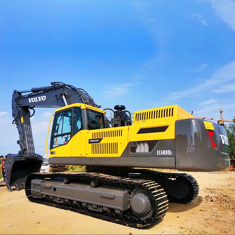 Original Used Volvo Ec480 Excavator Crawler Excavator for Sale