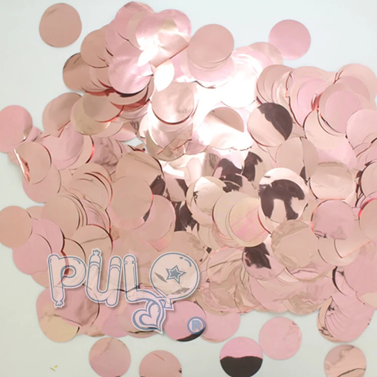 15g Per Pack 1cm Round Metallic  Balloons  Confetti For Party Decoration