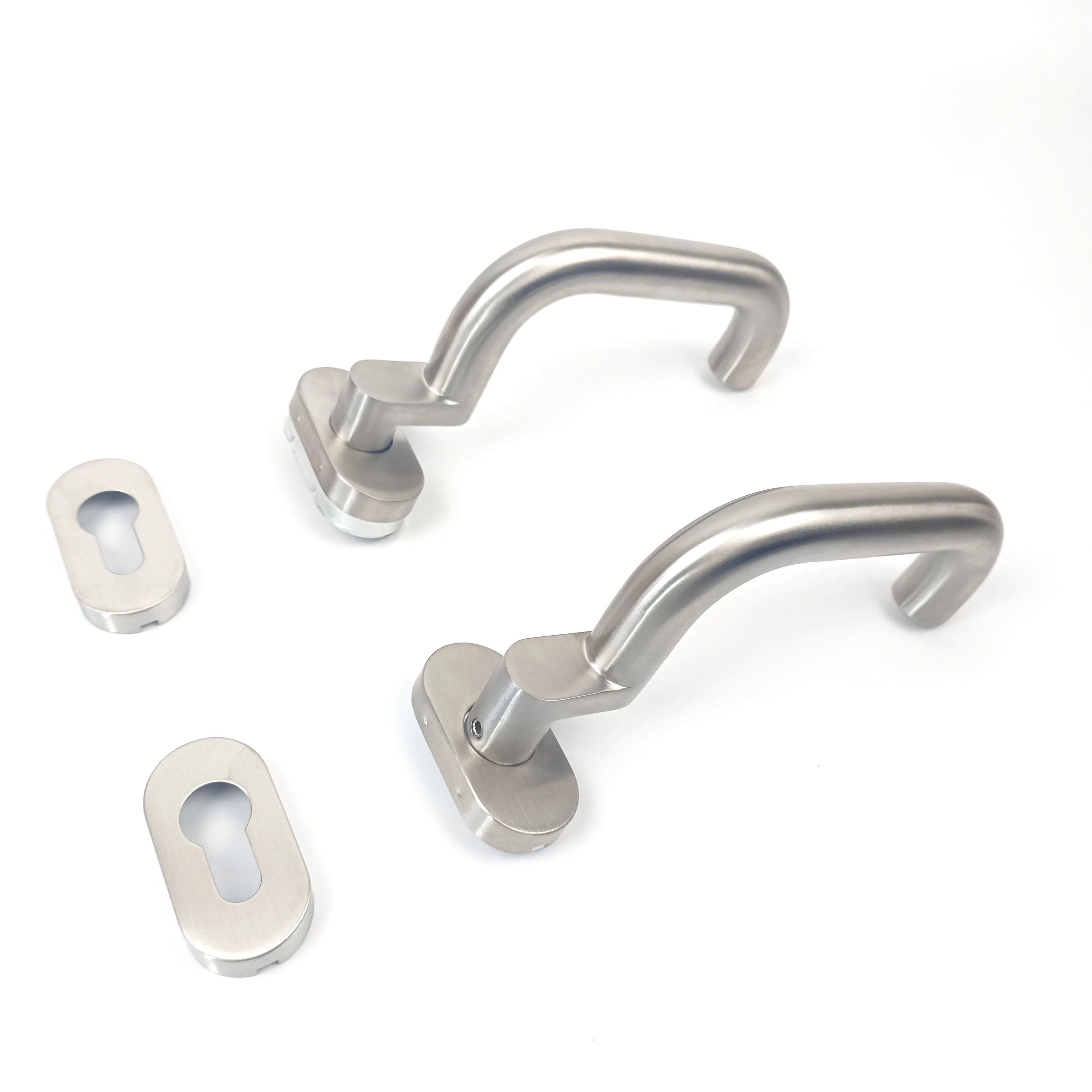 heavy duty fire door stainless steel lever handle