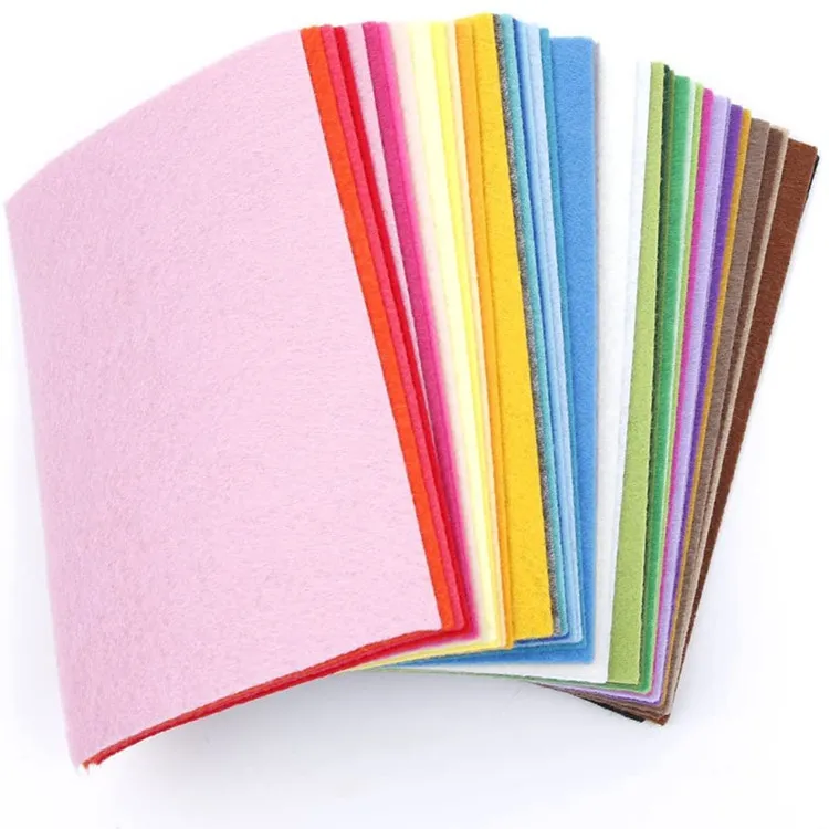 Factory supply soft wool felt sheet polyester upholstery non woven felt fabric rolls for sale