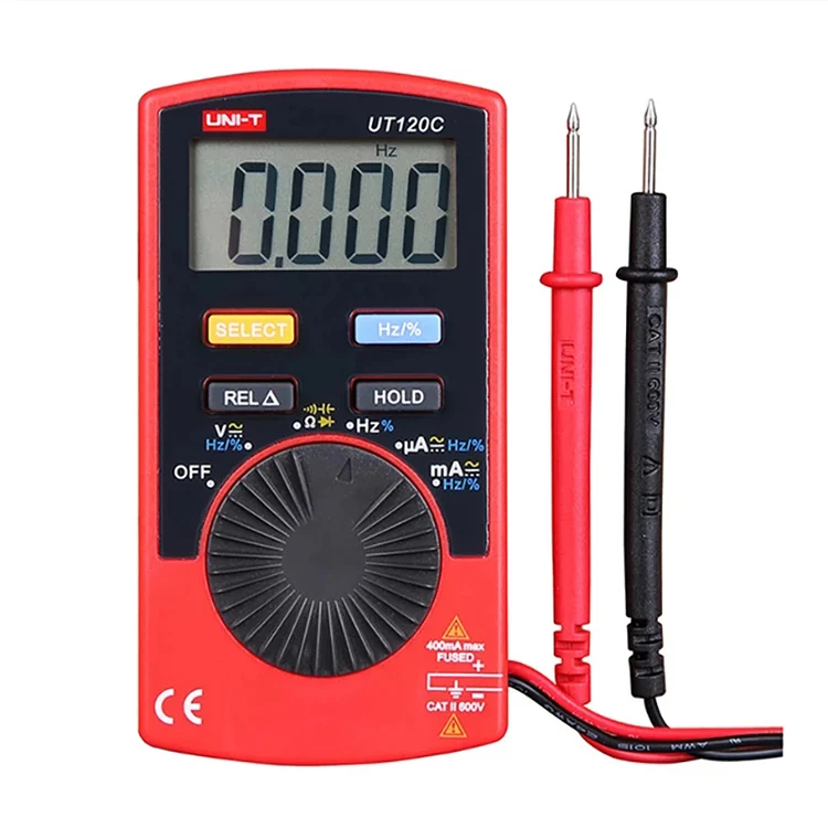UIN-T  Professional Multimeter  Mini Pocket Multimeter Tester CE Digital  Multimeter