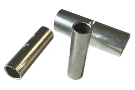 Gty Tinned Copper Straight Pipe Cable Nodes Through Copper Tube Terminal Copper Pair Nozzle Middle Joint Bare Tubular Lug
