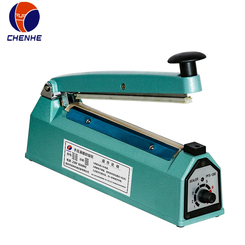 PFS-300 Model High Quality Manual Driven Type Portable Hand Held Operated Plastic Bag Heat Impulse Sealing Sealer Machine