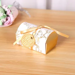 wine red blue white paper treasure chest candy box favor boxes for wedding party giveaways supplies guests