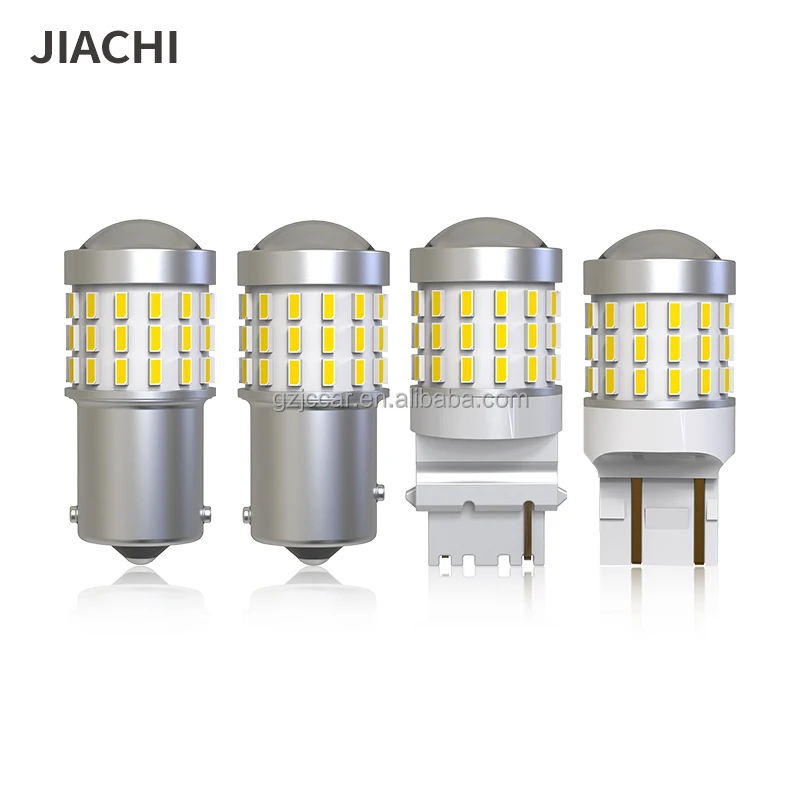 JIACHI High Brightness Bulb Led P21w Ba15s Bau15s 1156 1157 7440 7443 3156 3157 T18 T25 T20 Car Turn Signals Lights Brake Lamp