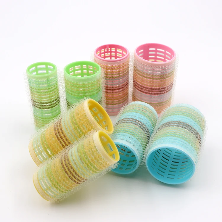 Customized Colorful Multi-sizes Durable Plastic Curler Hair Roller