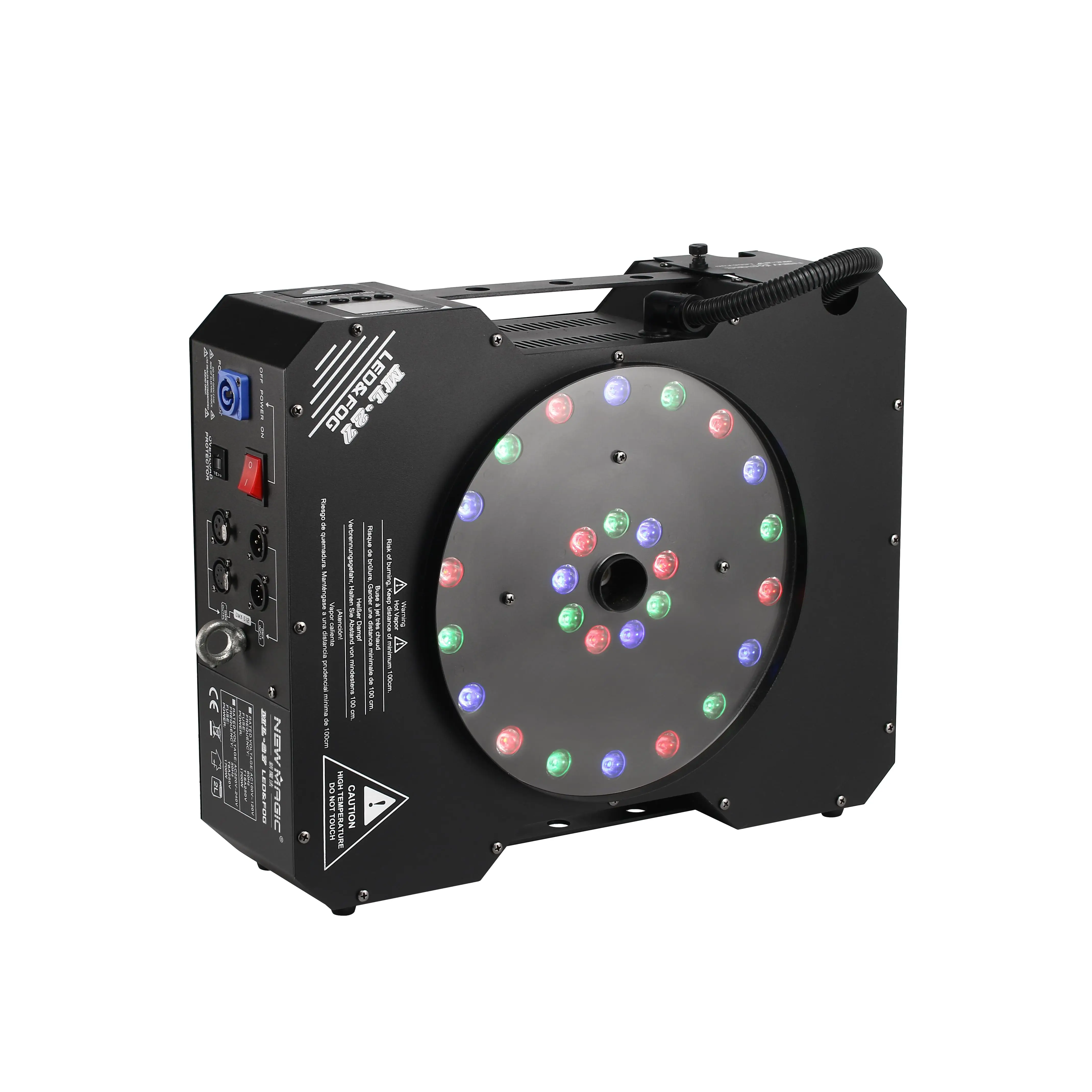 Дымовая машина со спецэффектами, дымовая машина со светодиодной подсветкой, дымовая машина для вечеринки, свадьбы