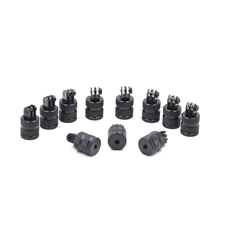 Высокоточный CNC алюминиевый сплав 360 градусов вращающаяся плата адаптер для крепления камеры для go pro 8 6 7