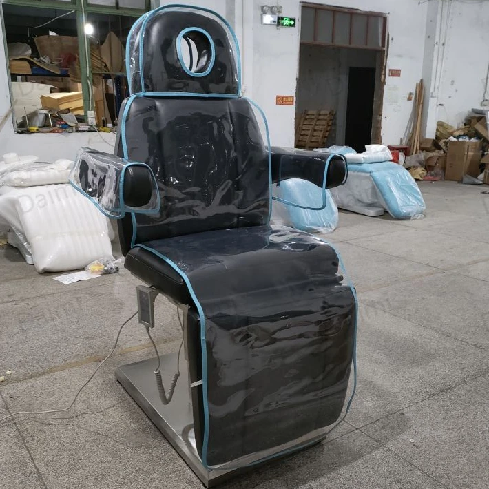 Luxury  medical clinic dental Spa facial bed Multifunctional Pedicure treatment  Electric Beauty Salon  Bed with plastic cover