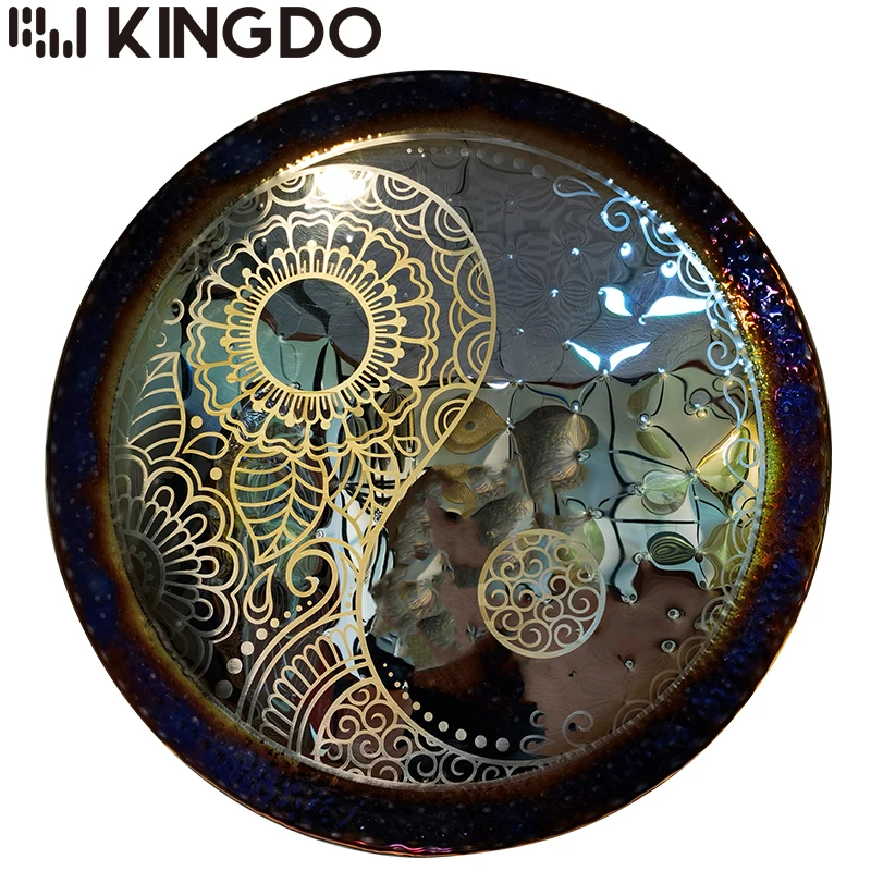 Stainless Steel Colorful Gongs Handmade Customized 85 cm Gong