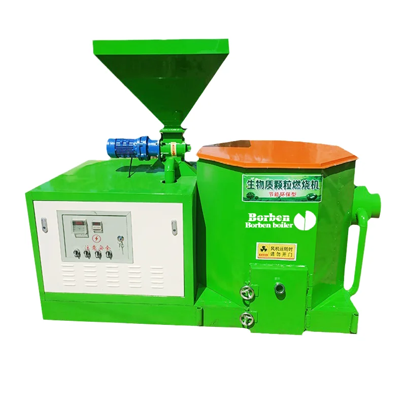 CE certified biomass pellet burners can be used interchangeably with boilers for baking and drying paint tobacco