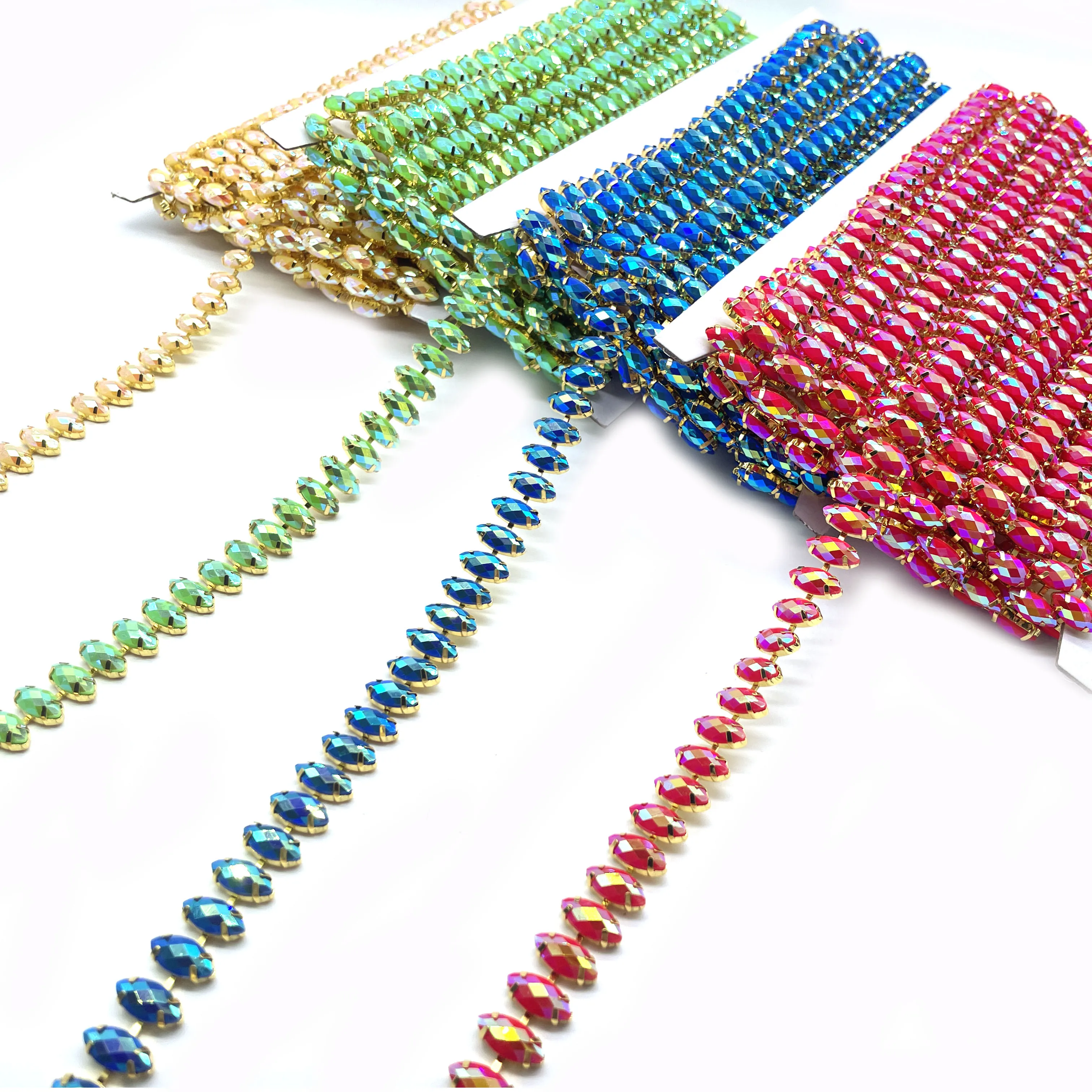 2025 Rhinestone Crystal Tassel Jewelry Trimming for Shoes Bags Carnival Costumes Tailoring Materials for Costume Processing