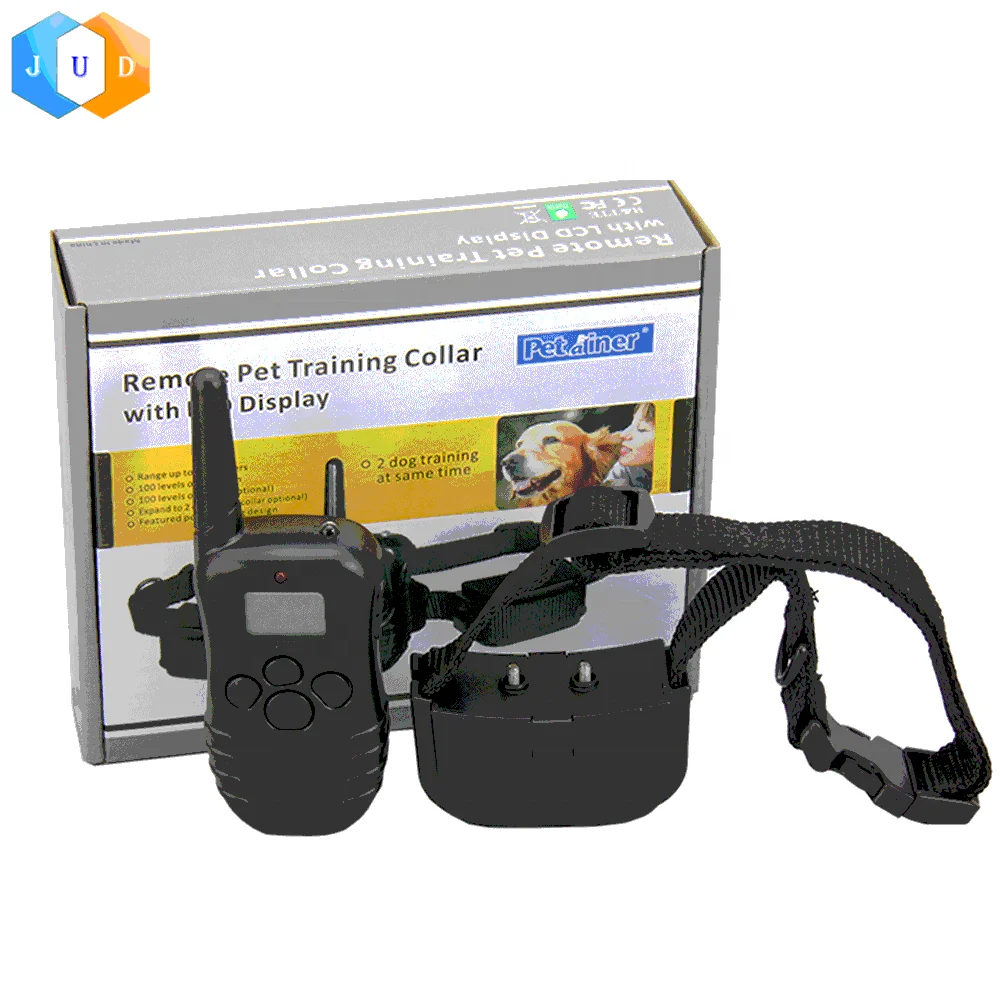 2023 Netherlands Custom Dog Training Vibrate Beep Anti Bark Collar with 330 Yards Remote Custom Logo Box Experience