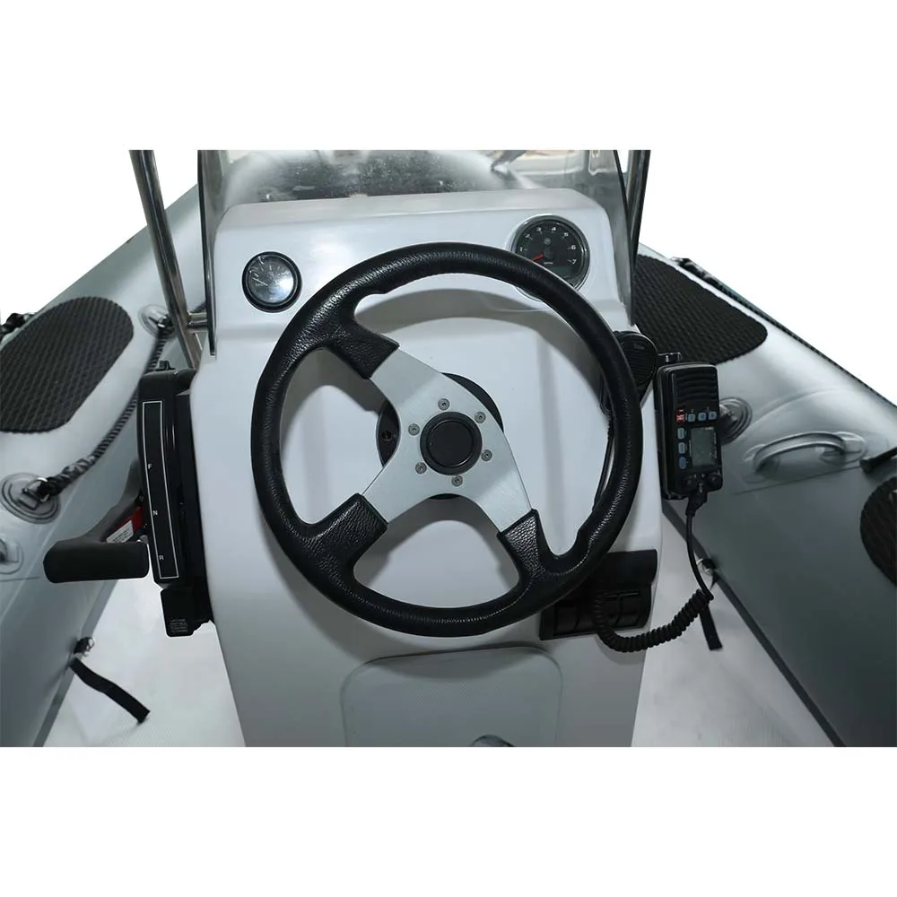 New Design Sedili Per Bass Boat Inflatable Boat 4-5 Person Hypalon Hard Bottom Electric Pontoon Boat For Sale