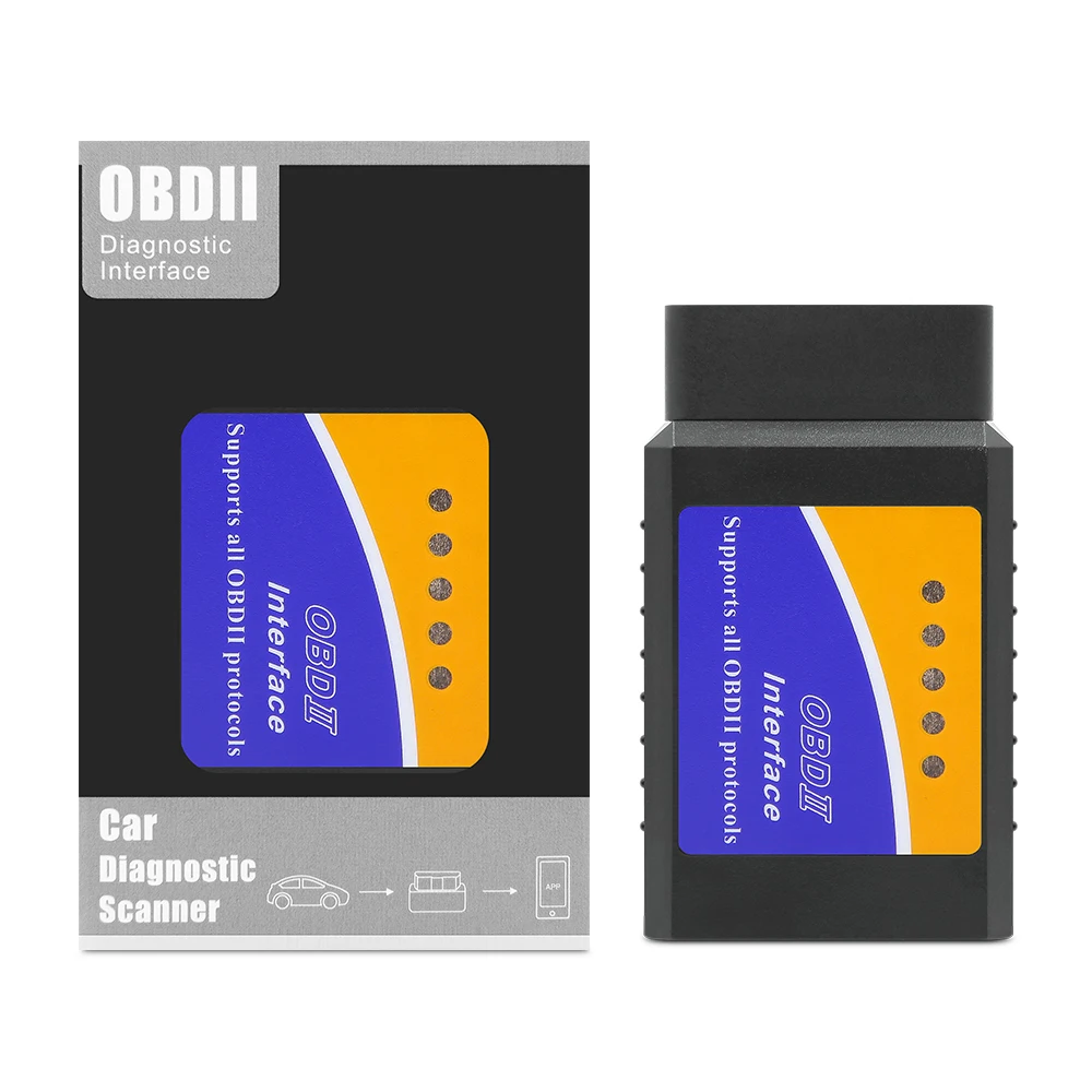  Мини-сканер OBD2 ELM327 V1.5 для