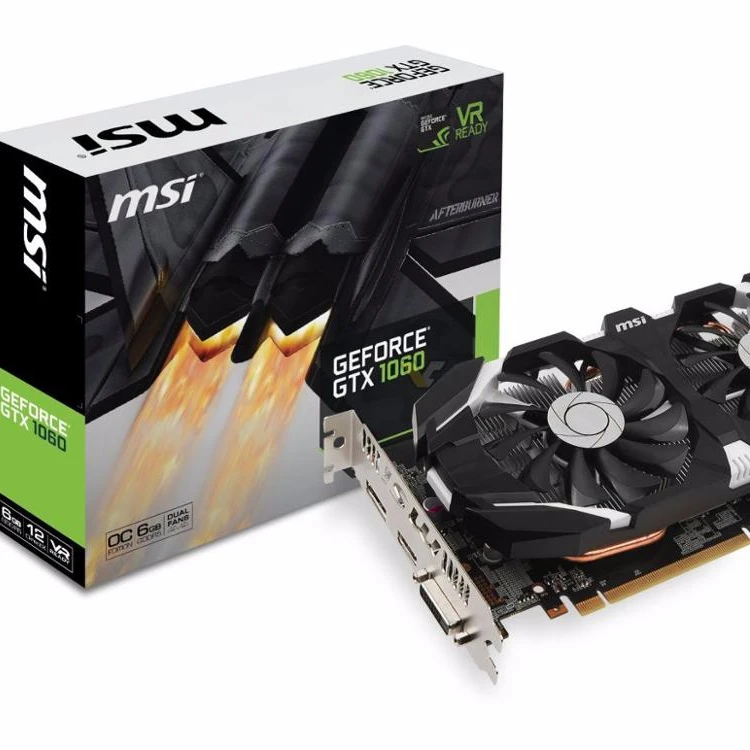 MSI Nvidia Geforce GTX 1060 Gaming X 6GB Graphic Card GTX 1050 Ti 4GB 750Ti 2GB Graphics Card