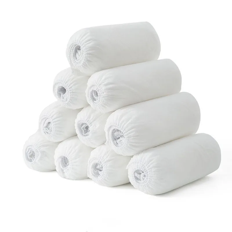 White Non-woven Fabric Disposable Shoe Cover PP PE Protect Slip Anti-slip Shoe Cover