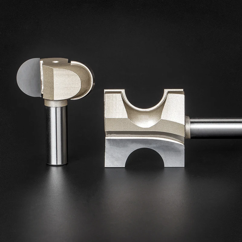 Tideway Router Bits For Woodworking Semicircle Mortise Stitching Knife Floor T mortis Round CNC Tenon Cutter LC17010408III