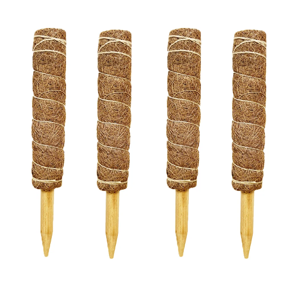 Garden planted natural coconut fiber climbing plant companion coconut fiber plant grows up to 17 inches coir stick