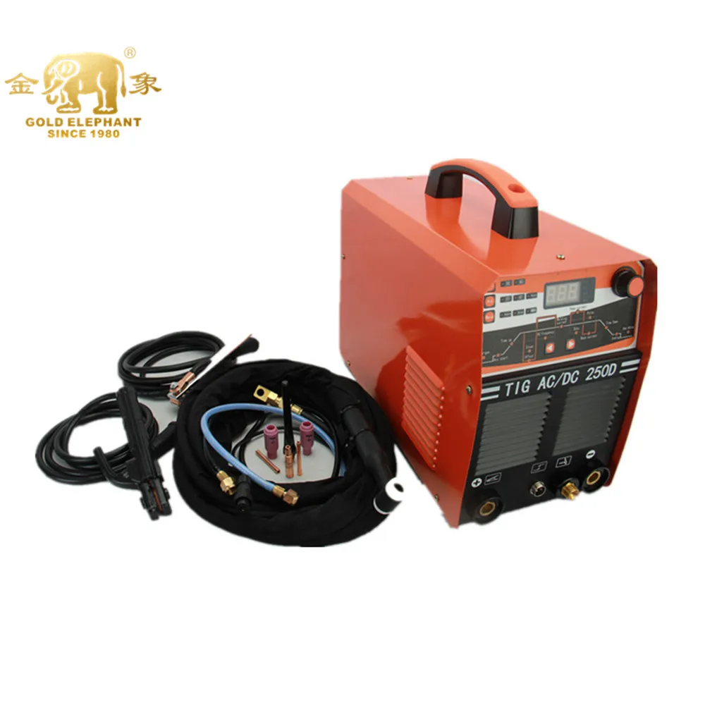 GOLDEN ELEPHANT Tig-250  Inverter tig welder igbt inverter arc ac/dc tig welder welding machine