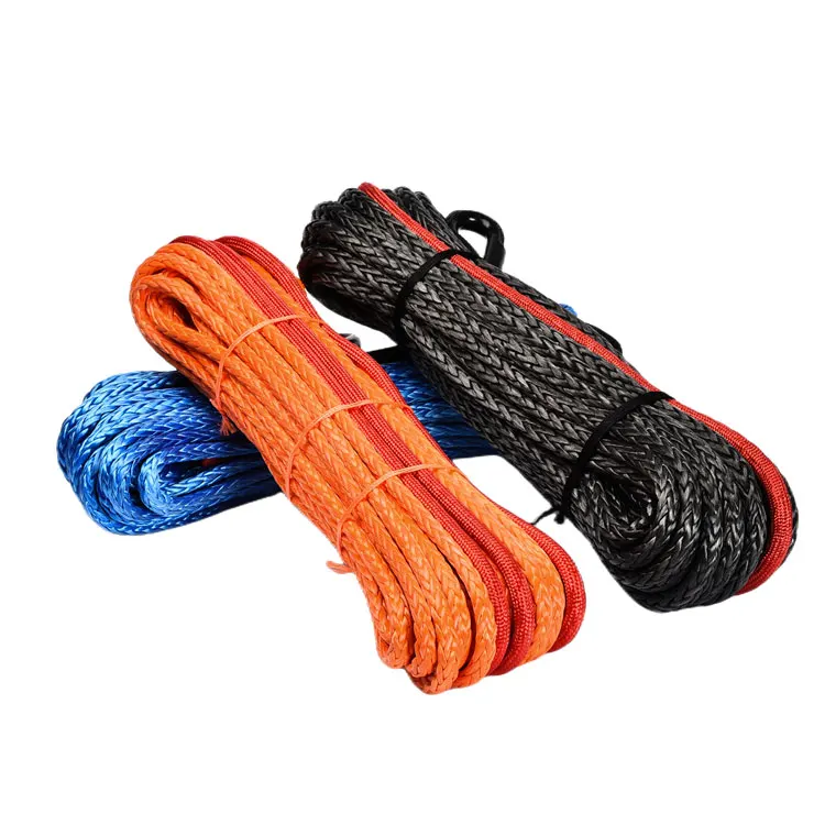10MM x 30M Winch Rope Synthetic Car Tow Recovery Cable Off Road 4X4 synthetic winch rope