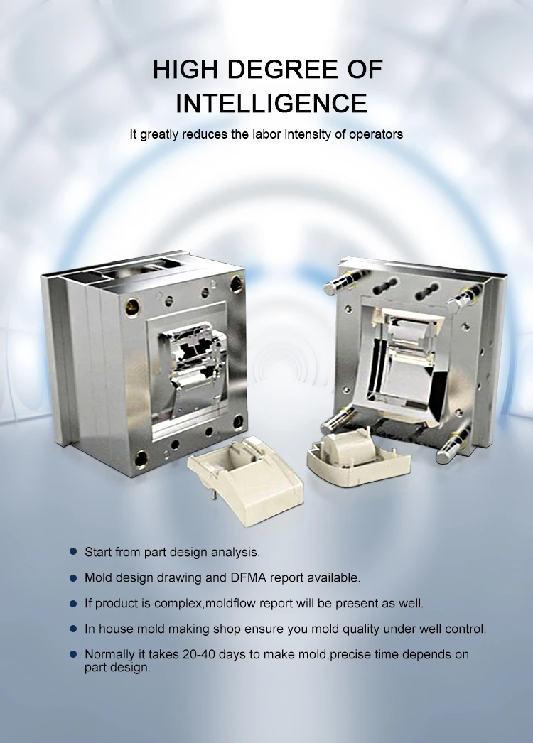 Пластиковые литьевые пластиковые формы для быстрого изготовления прототипов