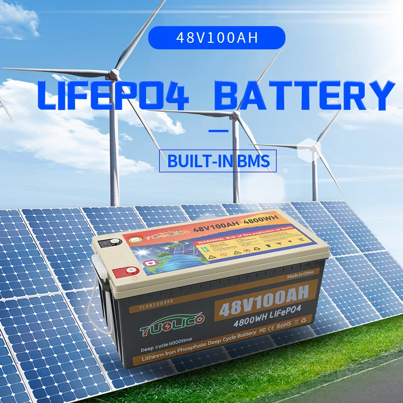 Литий-ионный Аккумулятор Lifepo4 48 в 100 Ач 100 Ач 3,2 в 100 Ач 48 в 100 Ач для солнечной энергетической системы
