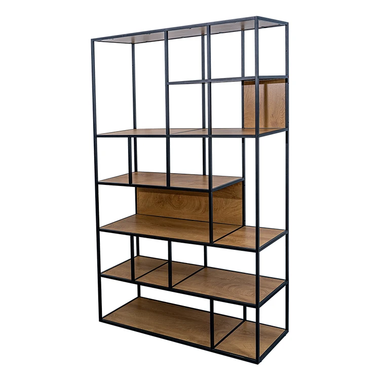 Modern Simple 180cm Book MDF Board Shelf For Living Room